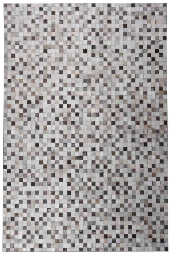 Rug Factory Tikul Silver Metallic Cowhide Rug TIKKULSIL - Darseys Furniture & MattressRug Factory