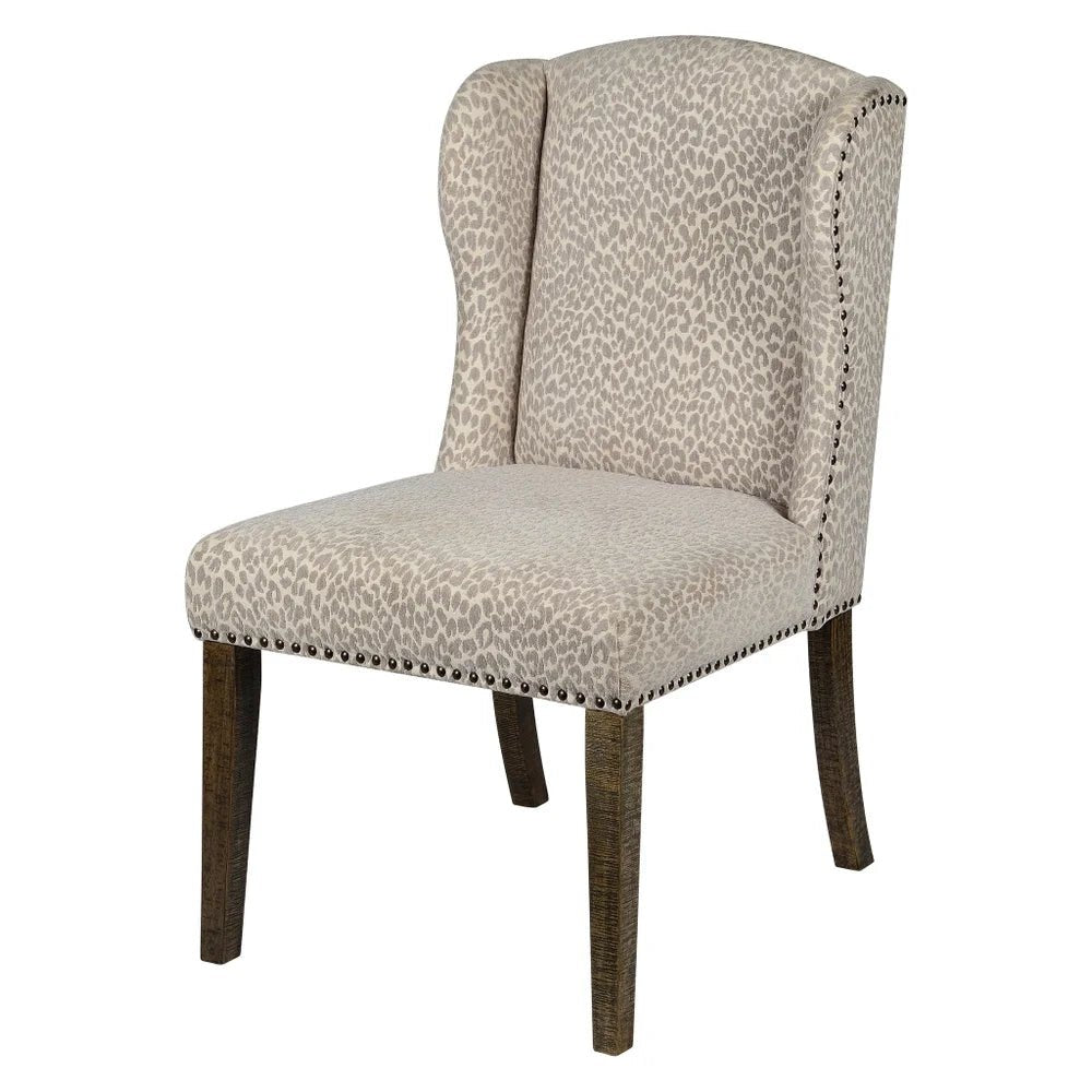 Savannah Snow Leopard Chair 11001-SL - DarseysForty West Designs