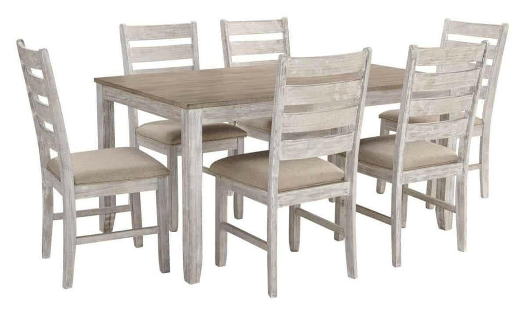 Skempton Table & 6 Chairs D394 - 425 - Darseys Furniture & MattressAshley