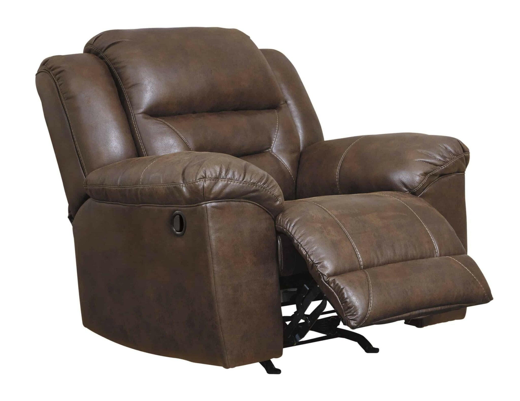 Stoneland Chocolate Recliner 3990425 - Darseys Furniture & MattressAshley