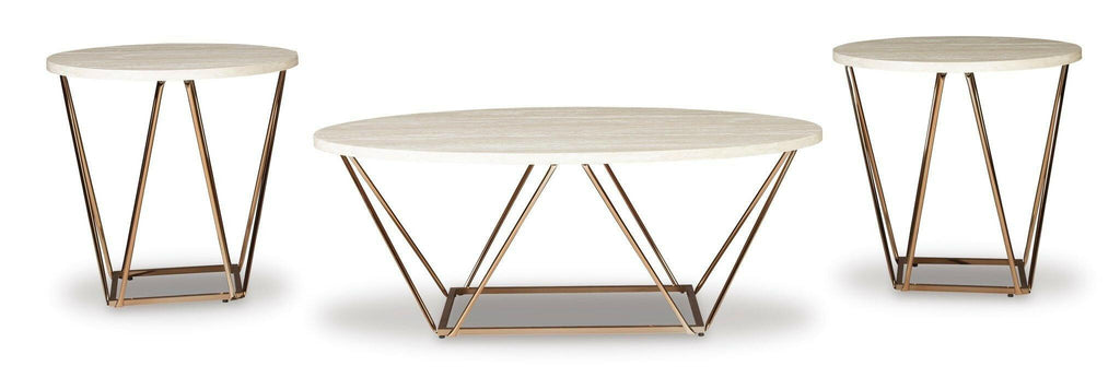 Tarica Coffee & 2 End Tables T385 - 13 - Darseys Furniture & MattressAshley