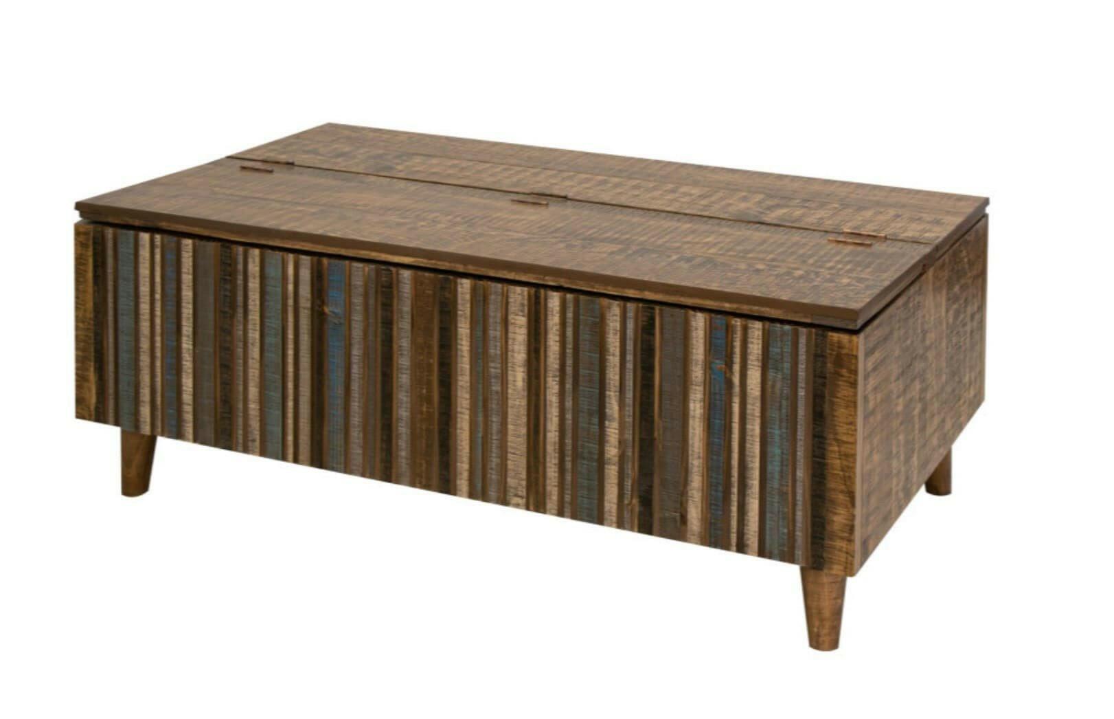 Tiza Blue Coffee Table IFD1981CKTBL - Darseys Furniture & MattressInternational Furniture Direct