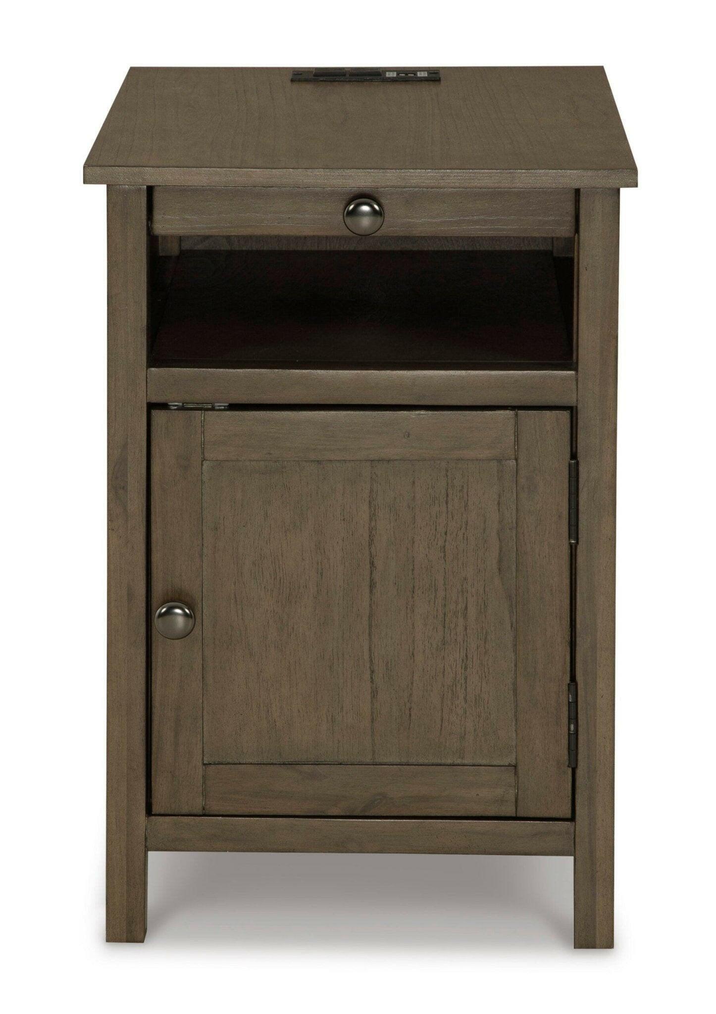 Treytown Gray Chairside End Table T300 - 217 - Darseys Furniture & MattressAshley