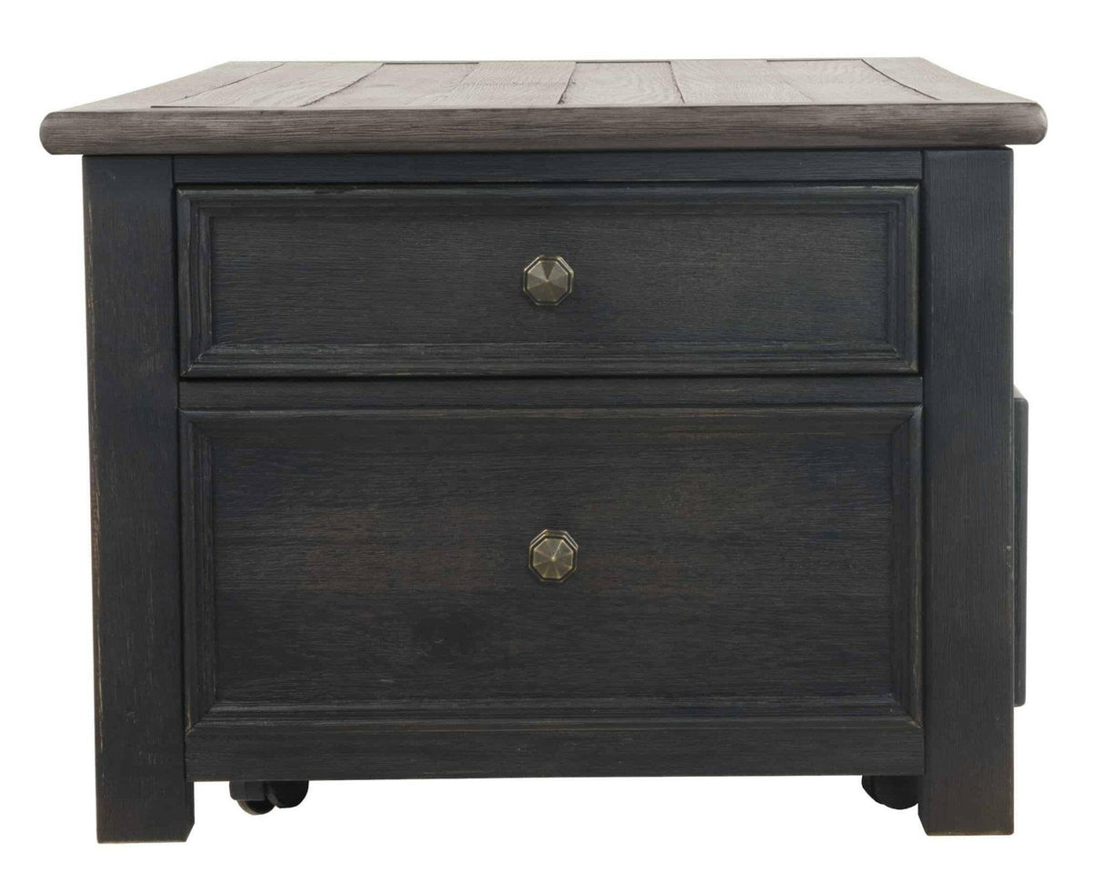 Tyler Creek Lift Top Cocktail Table and 2 End Tables T736 - DarseysAshley