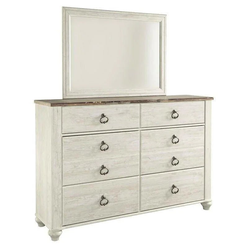 Willowton Dresser Mirror B267 - 31/36 - Darseys Furniture & MattressAshley