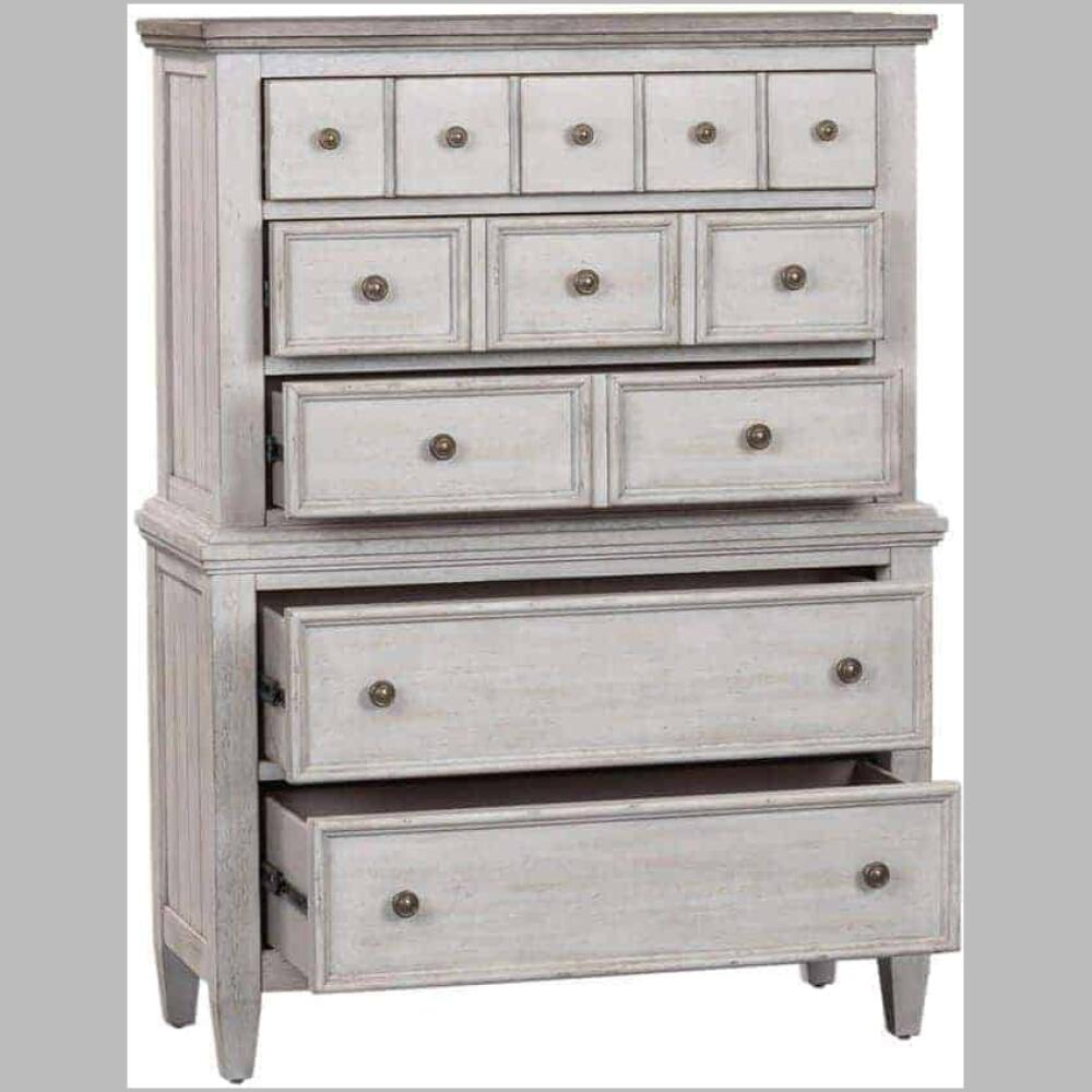 824-br41 chest open drawer view