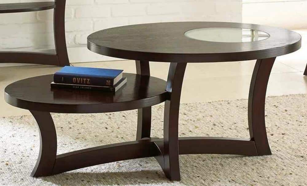 Alice Cocktail Table Ae200c Dys, Espresso Small Coffee Tables