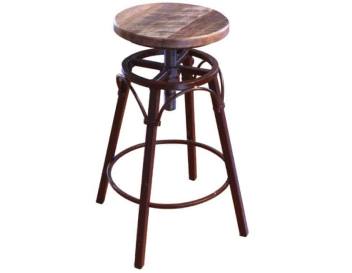 IFD968BS2430 Antique Multicolor Barstool