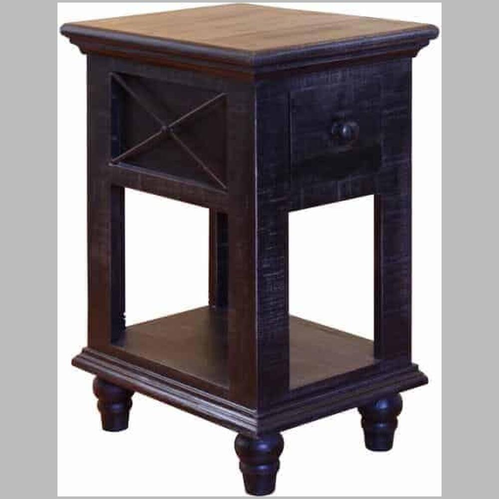 vintage chairside end table