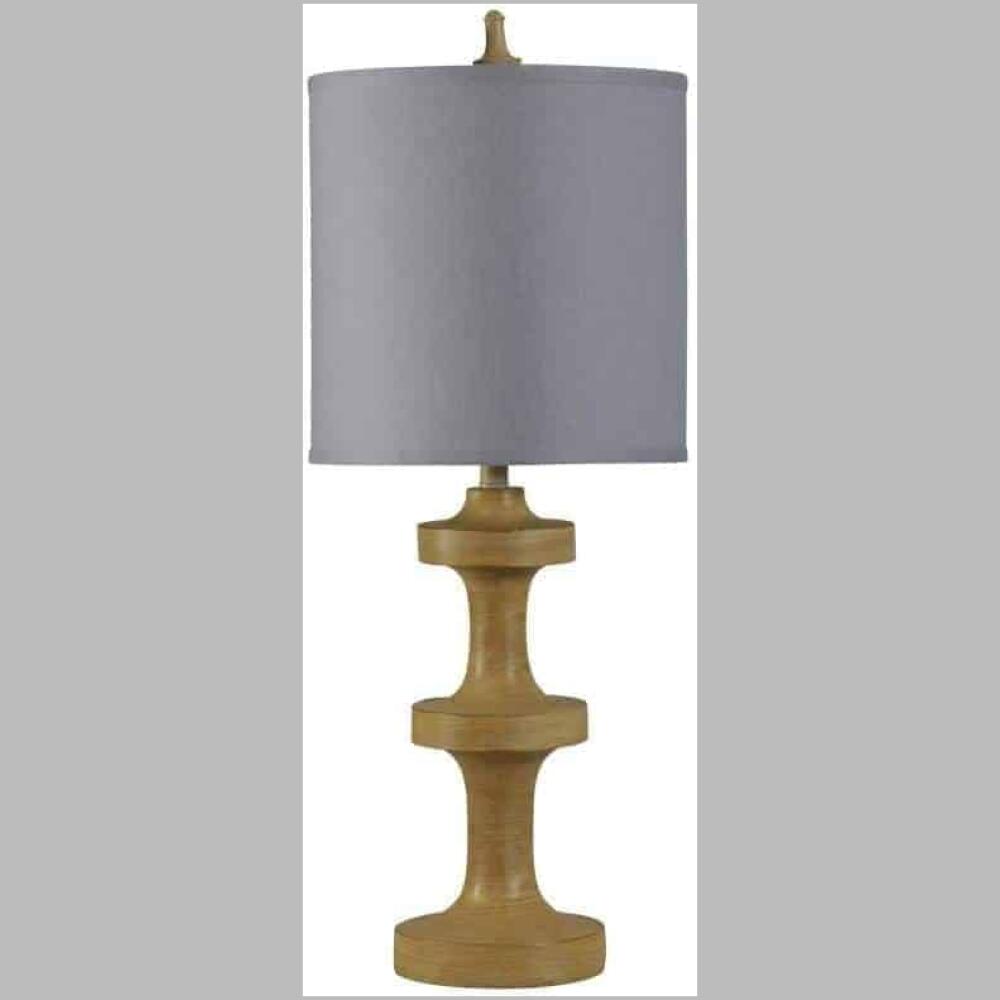 golden pine stylecraft lamp