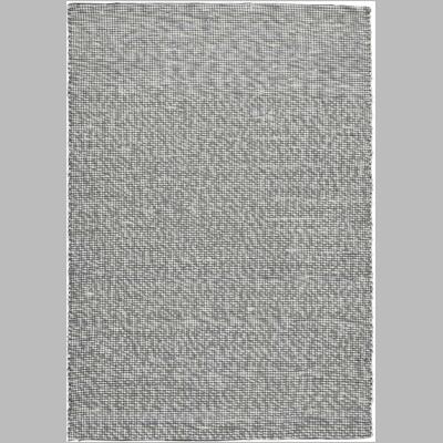The Jonalyn rug has a raised stitched, with a gray and charcoal palette. Designed to fit into many interiors.