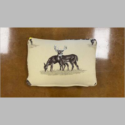 Made by Mayo Furniture. Accent perfectly with this decorative deer kidney pillow.