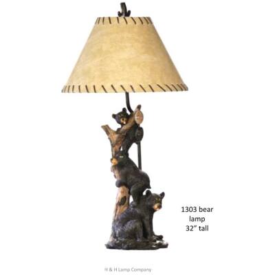 H & H Lamp 1303 Bear Lamp