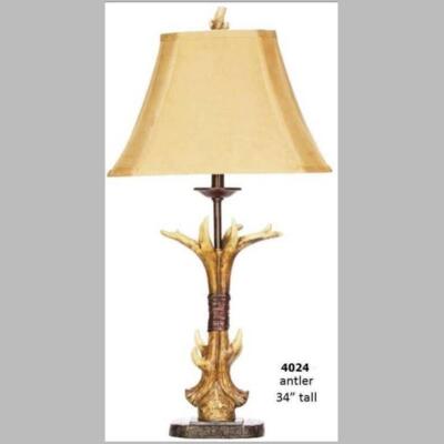 H & H Lamp 4024 Bound Antler Lamp
