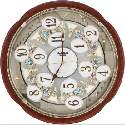 Woodgrain Blossom Clock