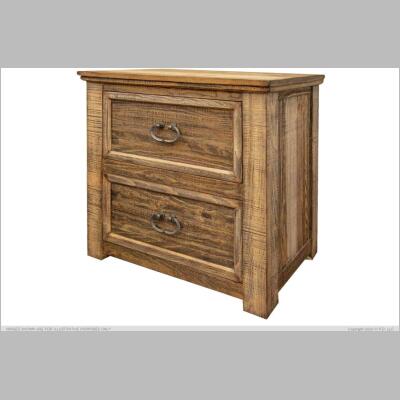 The Montana Marquez is constructed 100% solid mango & pine wood providing great durability and value. Its multi-step lacquer finish on wire-brushed wood provides depth and character.