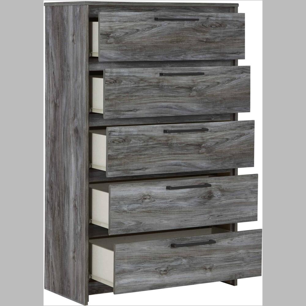 baystorm chest. the baystorm with its smokey driftwood and sconce lights give this bed a rustic look that's perfect for creating an island oasis.