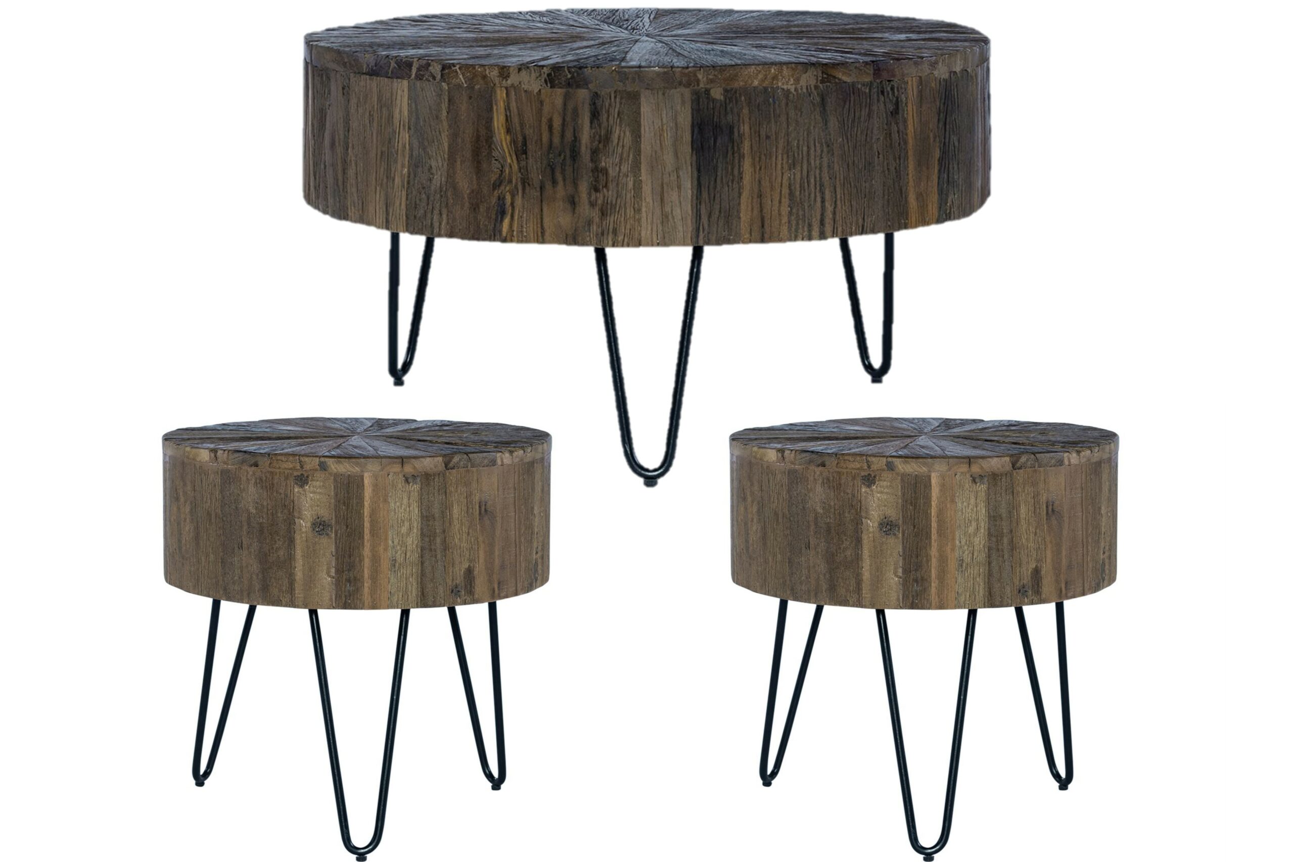2073 Canyon coffee table and 2 end tables
