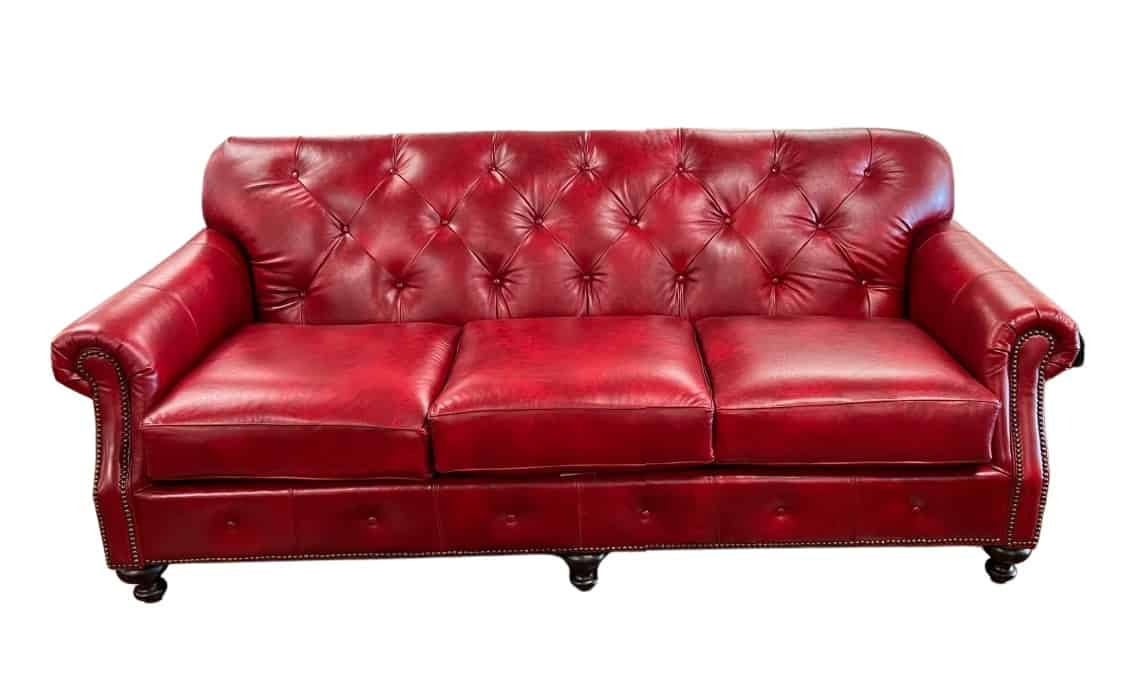 2262L10 Heirloom Blaze Red Sofa