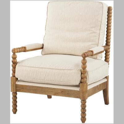 40058-FL Willow French Linen Chair