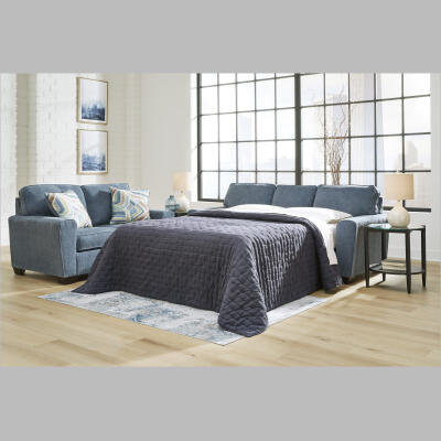 40605-39 Cashton Blue sleeper sofa