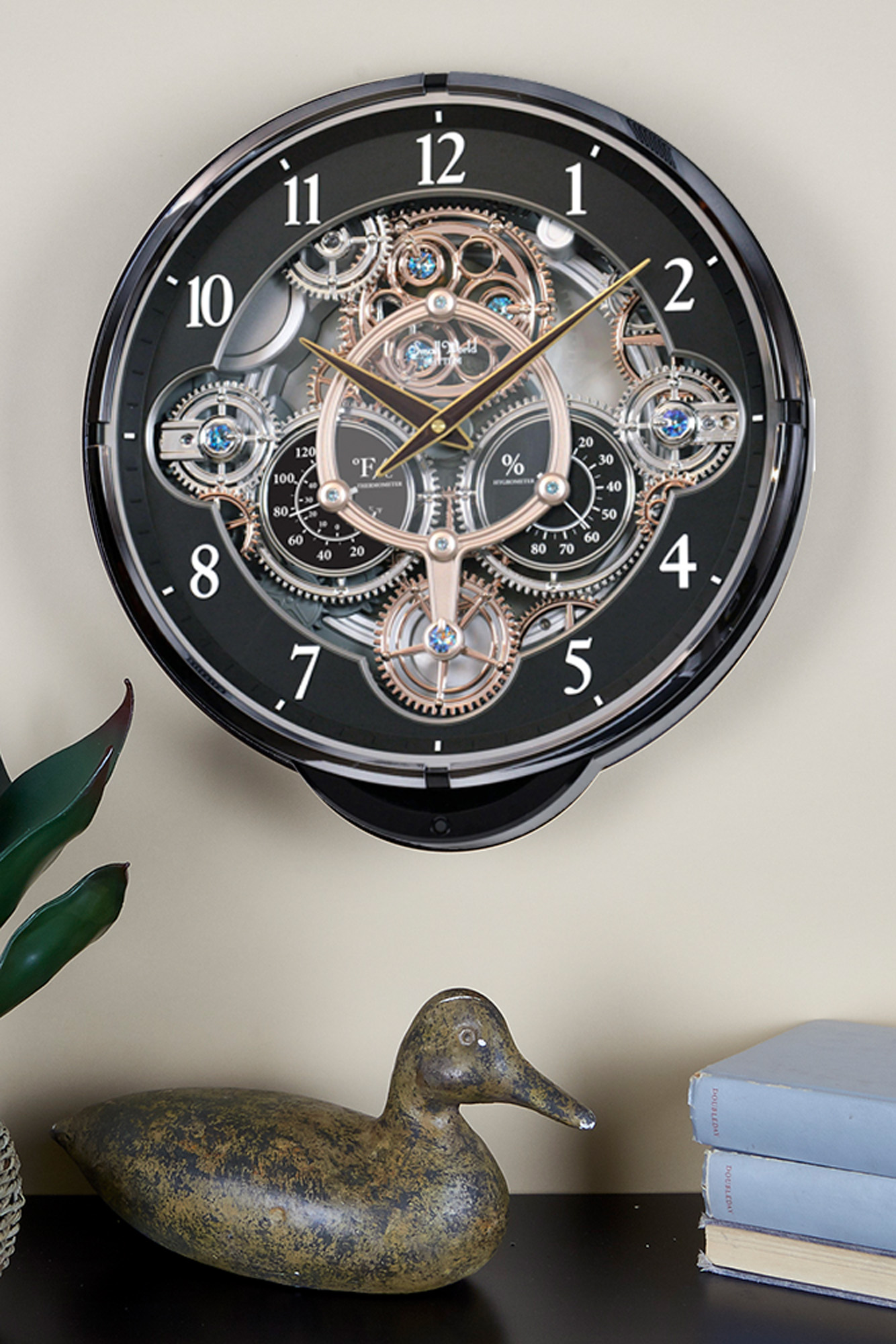 4MH442WU08 Rhythm USA Chronograph Clock