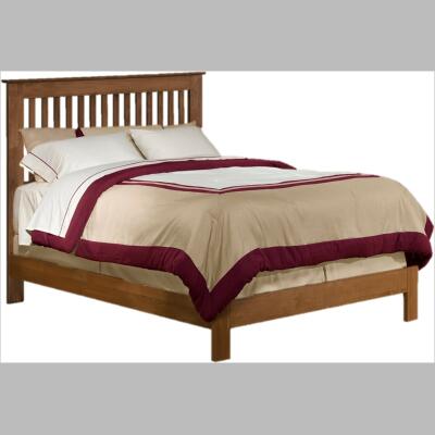 Shaker Slat Queen Size Tuscan Brown
