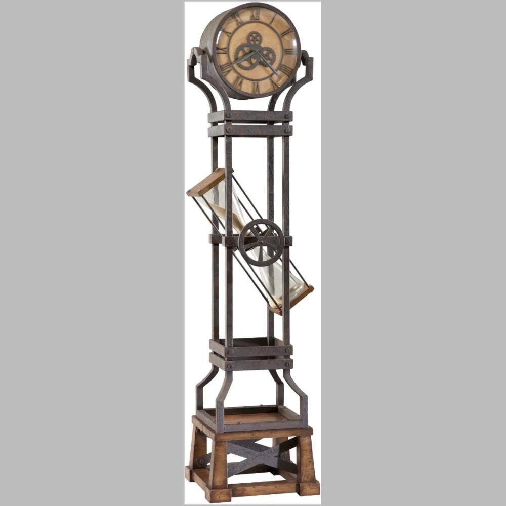 615074 howard miller hourglass floor clock
