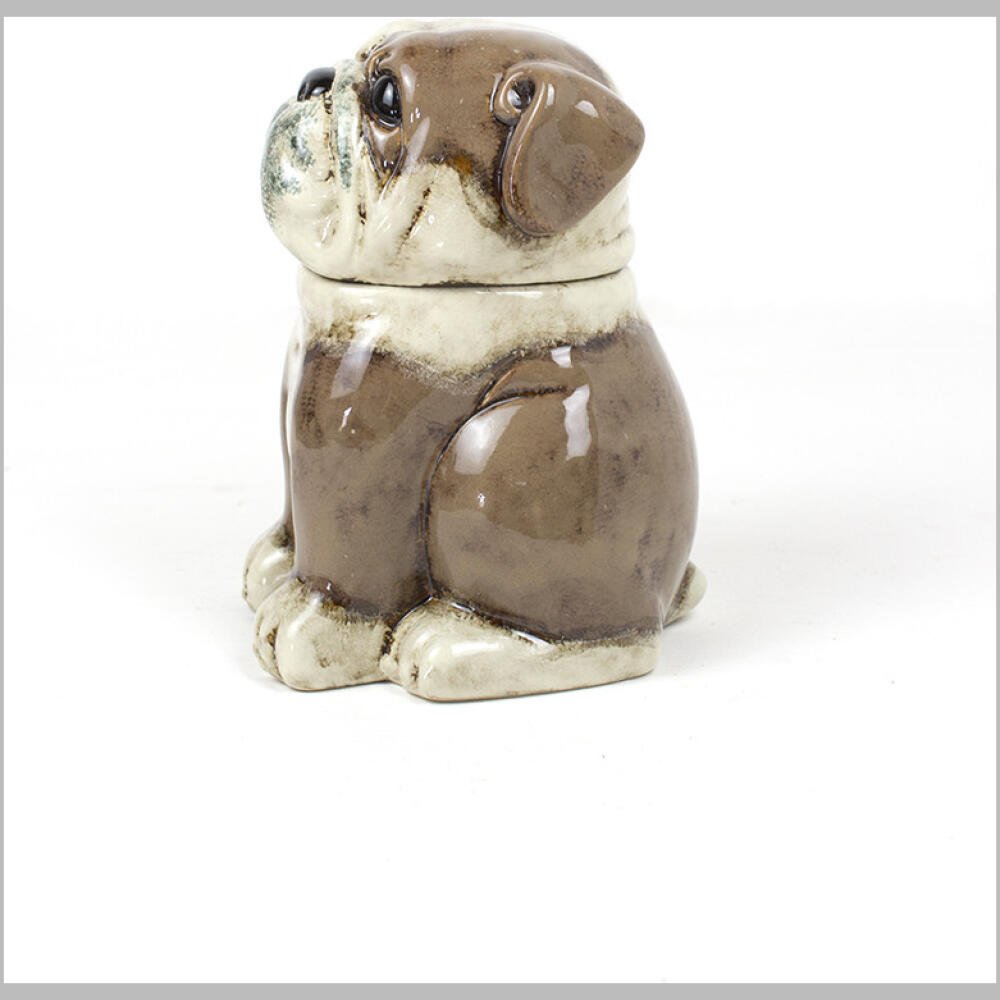 cdv1766-4 ceramic bull dog canister