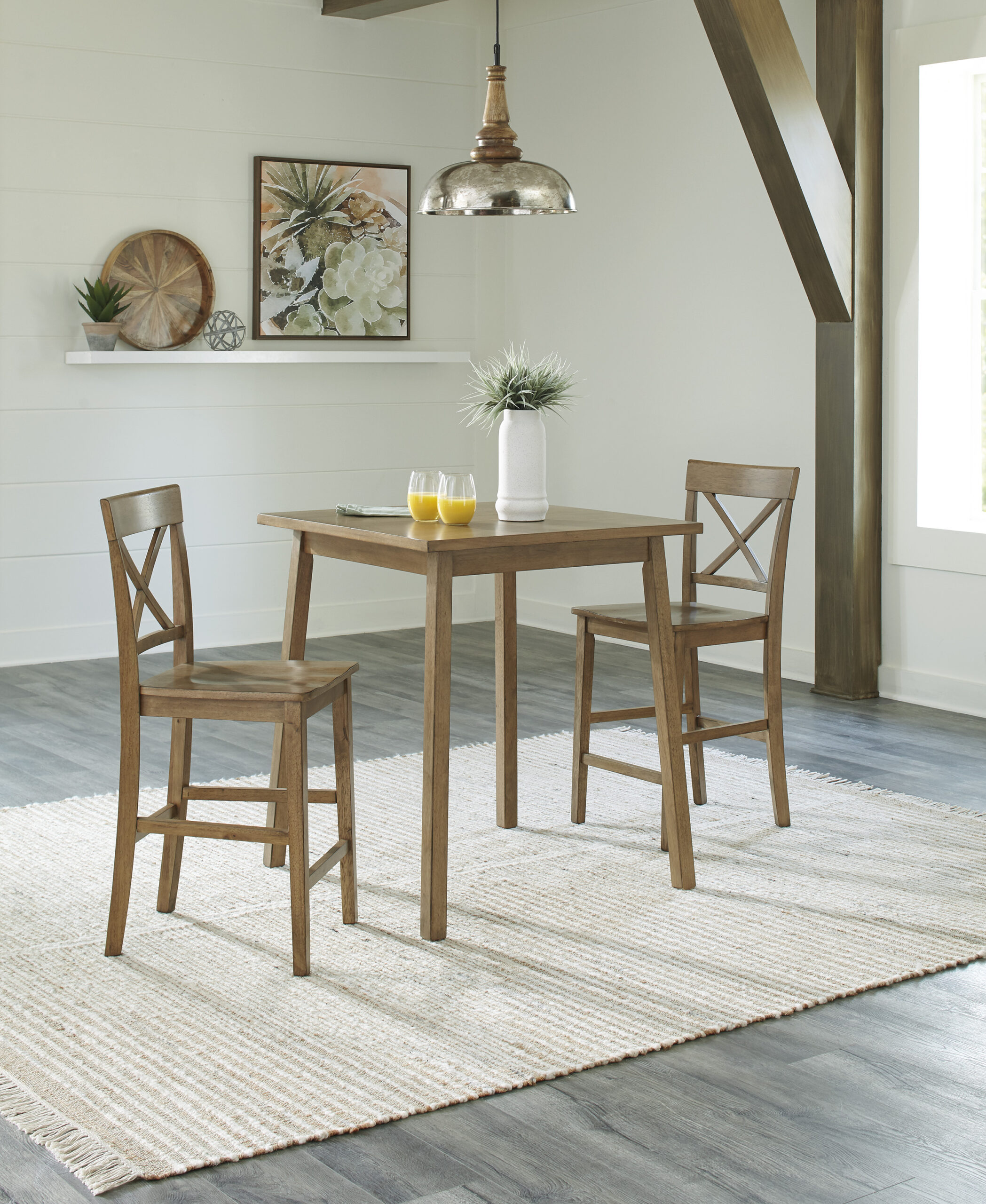 D241-13/124 Shully Table & 2 Chairs