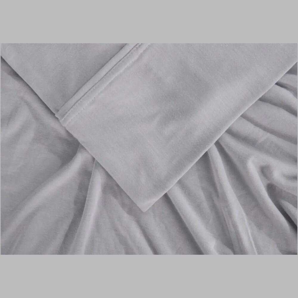 hyper-wool light grey sheet set