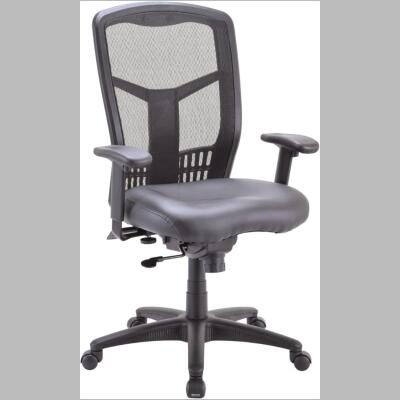 NDI-7701NSBLK with 7700MVBLK Executive Swivel Desk Chair
