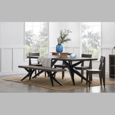 Ironwood Table 4 Chairs & Bench
