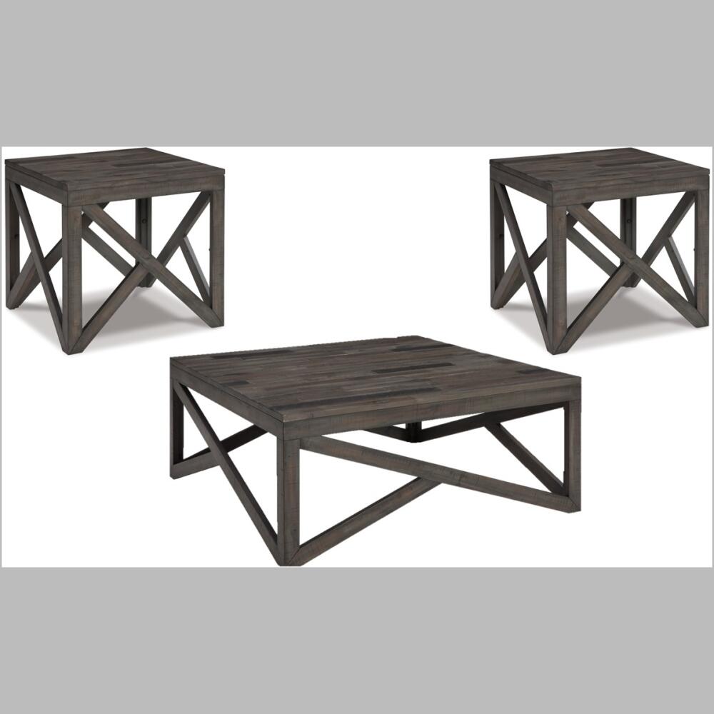 t329 haroflyn coffee table & 2 end tables