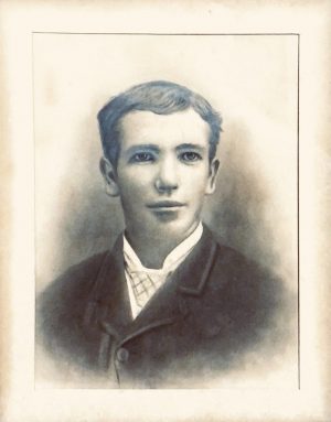 Sketch of young George E. Darsey Sr.